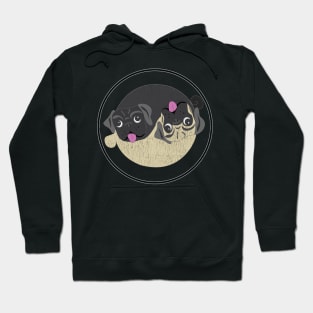 Yin Yang Pug Lover Zen Shirt Hoodie